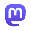 Logo Mastodon Fediverse Purple